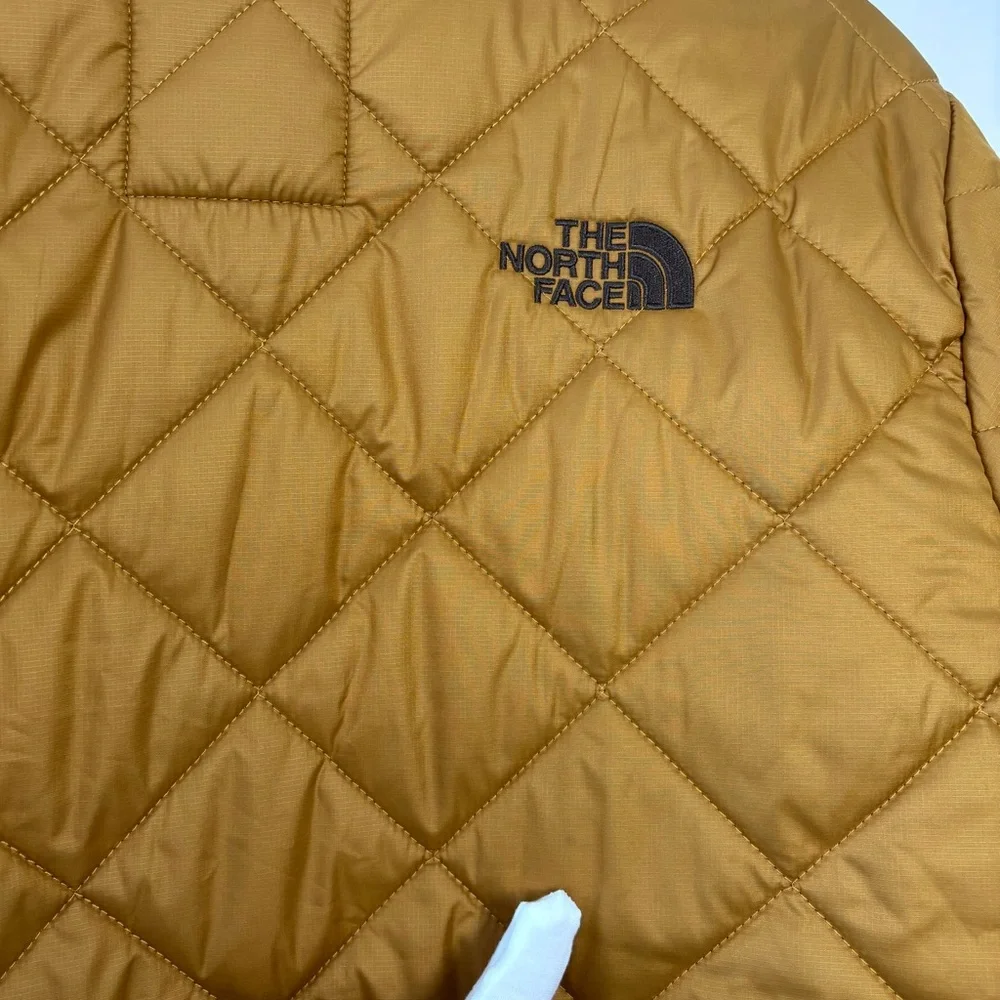 THE NORTH FACE Men’s Cervas Quilted Insulated Jacket – Brown (Size Small)
